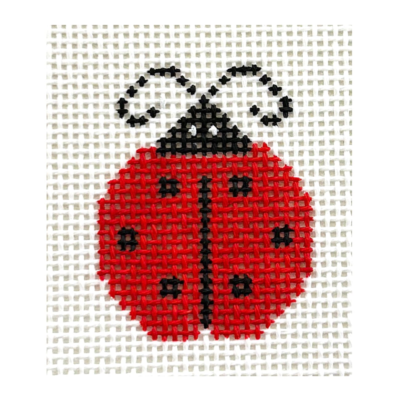 Ladybug Mini Painted Canvas MF Needlepoint - 1