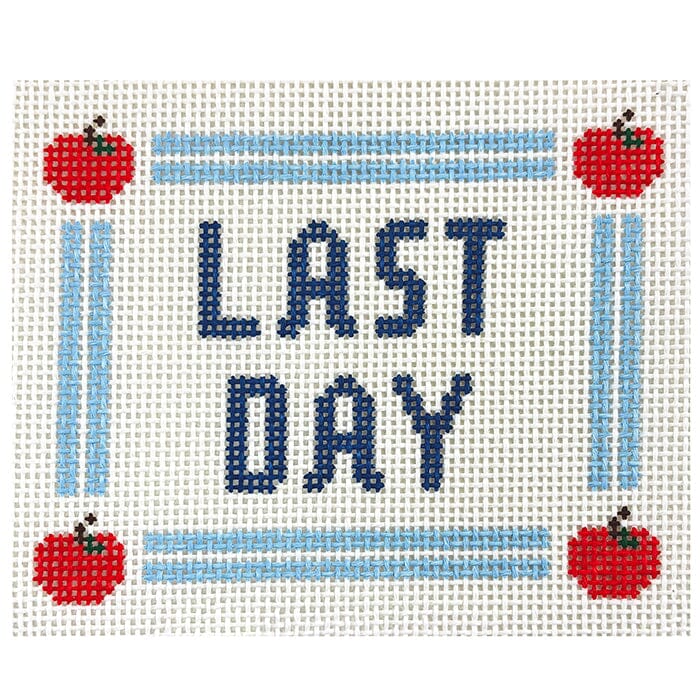LAST DAY Canvas Painted Canvas Goodpoint Needlepoint - 1