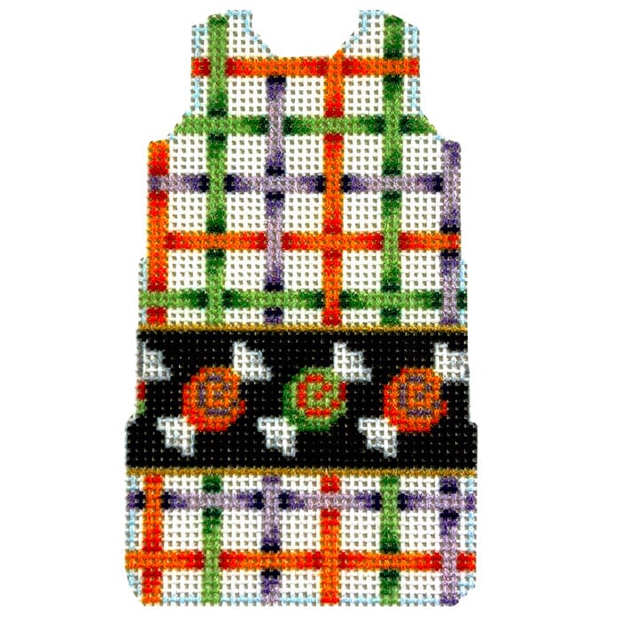 Lattice/Swirl Candy Mini Shift Printed Canvas Two Sisters Needlepoint