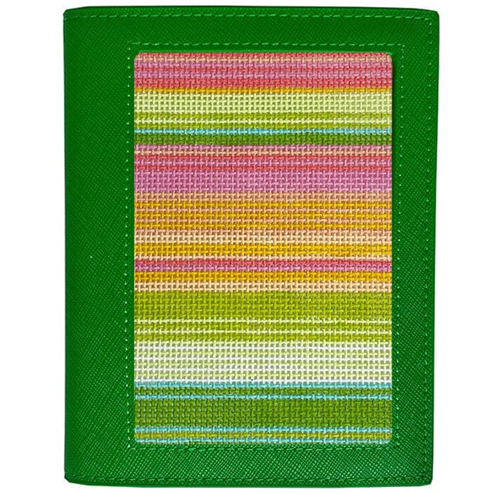 Leather Passport Cover Kelly Green Saffiano Leather Goods Rachel Barri Designs - 1