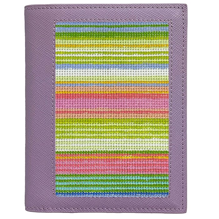 Leather Passport Cover Lavender Saffiano Leather Goods Rachel Barri Designs - 1