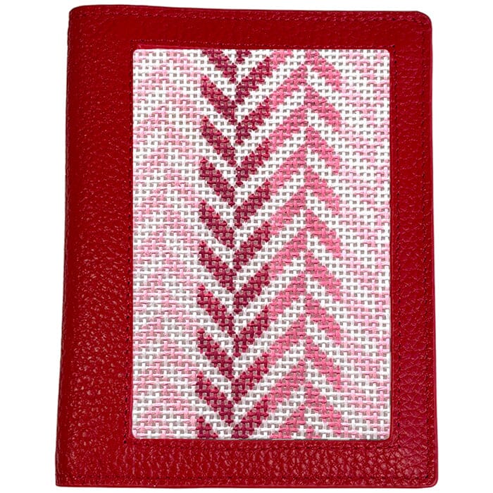 Leather Passport Cover - Red Pebbled Leather Goods Rachel Barri Designs