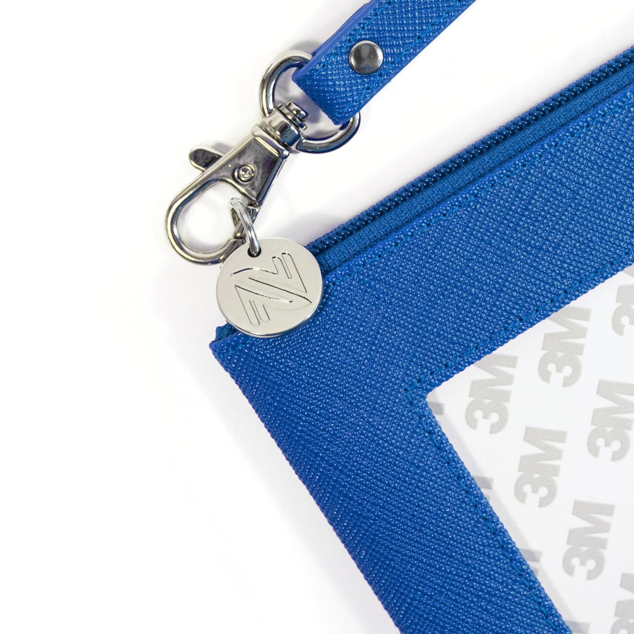 Leather Pouch Blue Leather Goods Needlepoint.Com