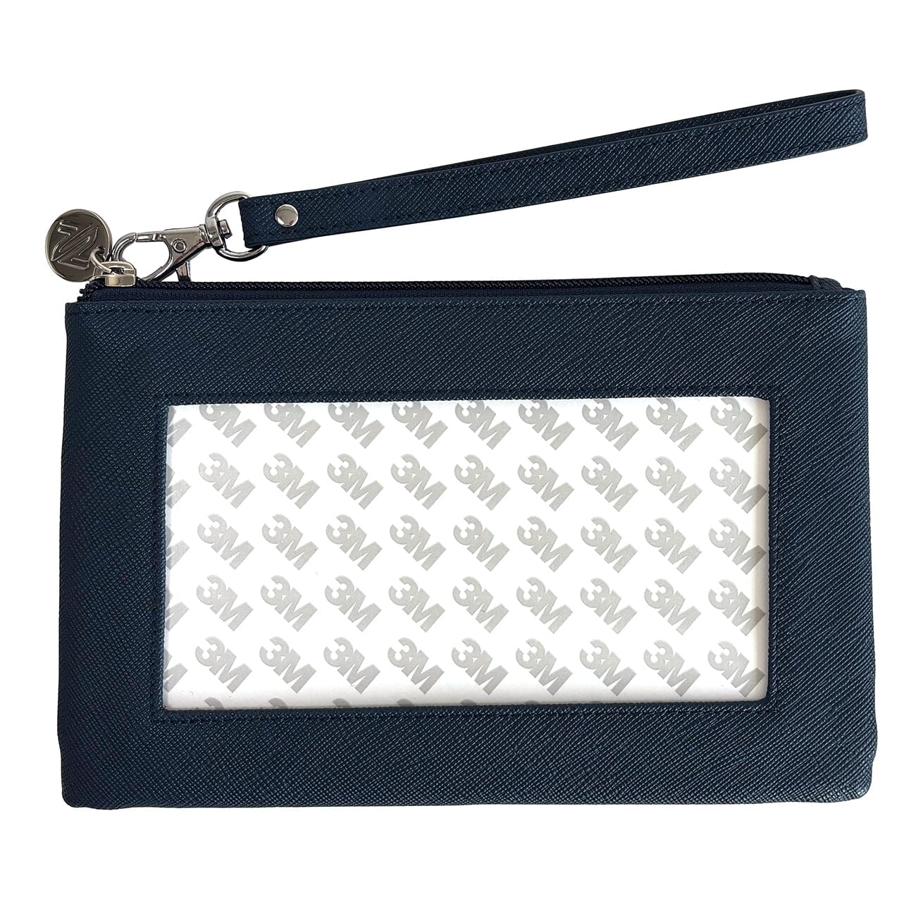 Leather Pouch Navy Leather Goods Needlepoint.Com - 2