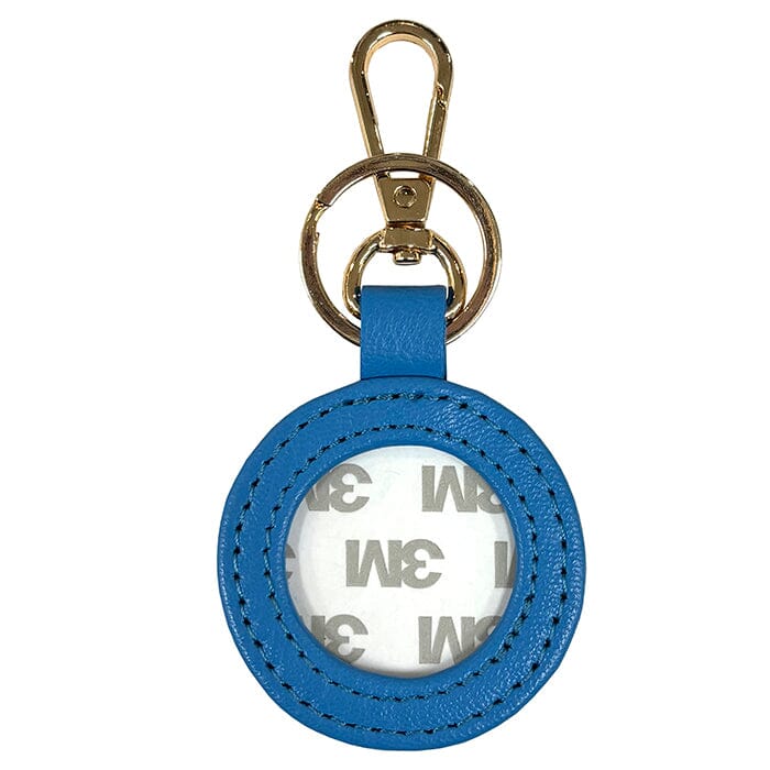 Leather Self Finishing Round Key Fob Swell Leather Goods Planet Earth Leather