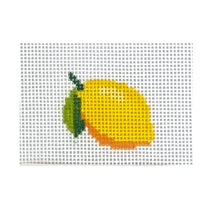 Lemon Mini Painted Canvas MF Needlepoint