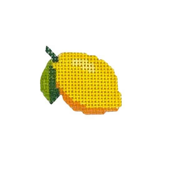 Lemon Mini Painted Canvas MF Needlepoint - 1