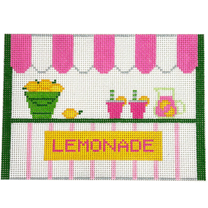 Lemonade Stand Painted Canvas Rachel Donley