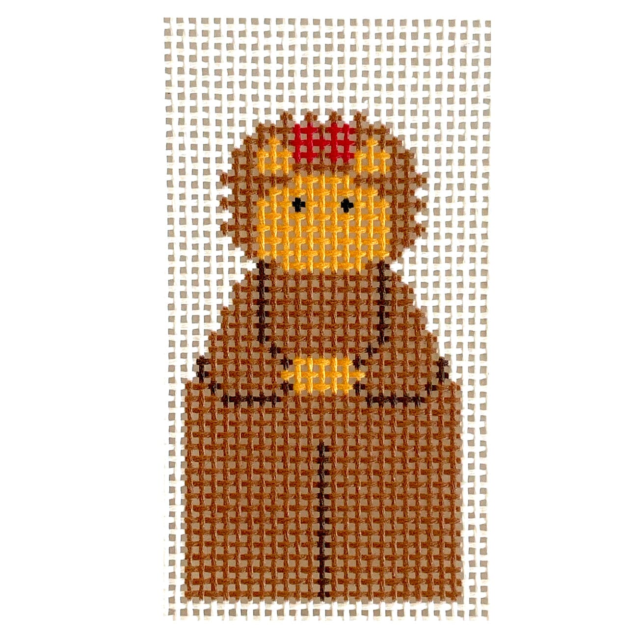 Lion Angel Ornament Painted Canvas KCN Designers