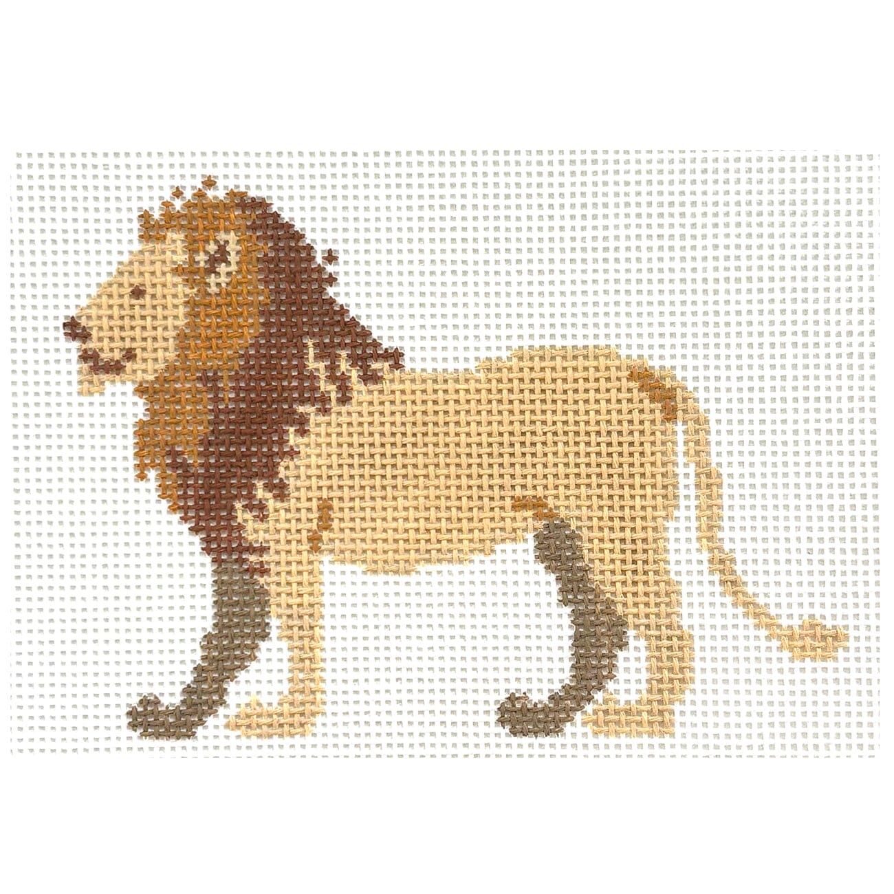Lion Painted Canvas Bell House Designs - 1