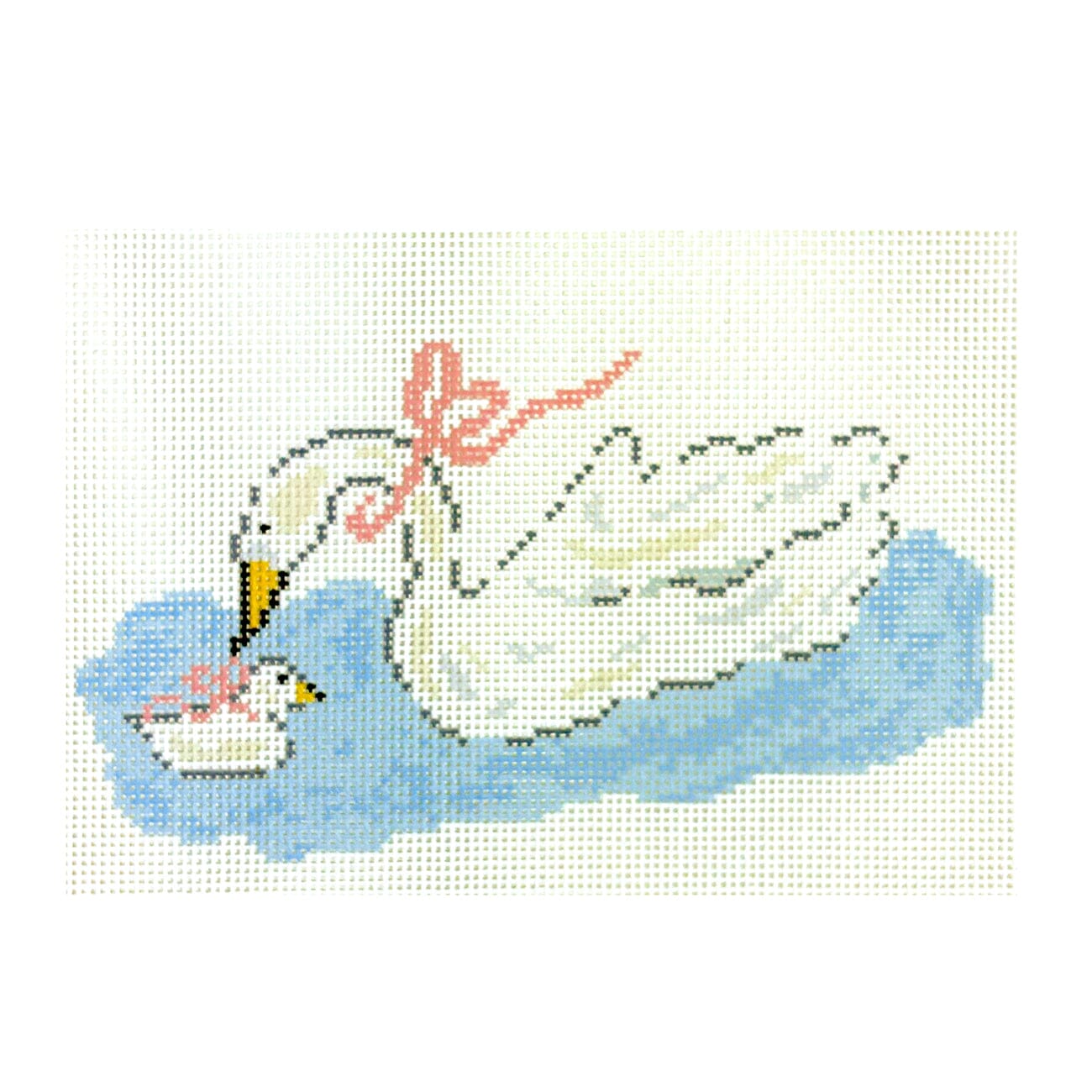 Little Swanling Painted Canvas Penny & Penny and Company - 1