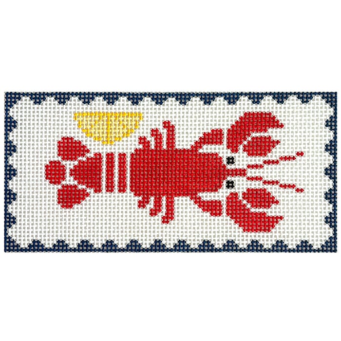Lobster 6x3 Painted Canvas Love MHB Studio - 1