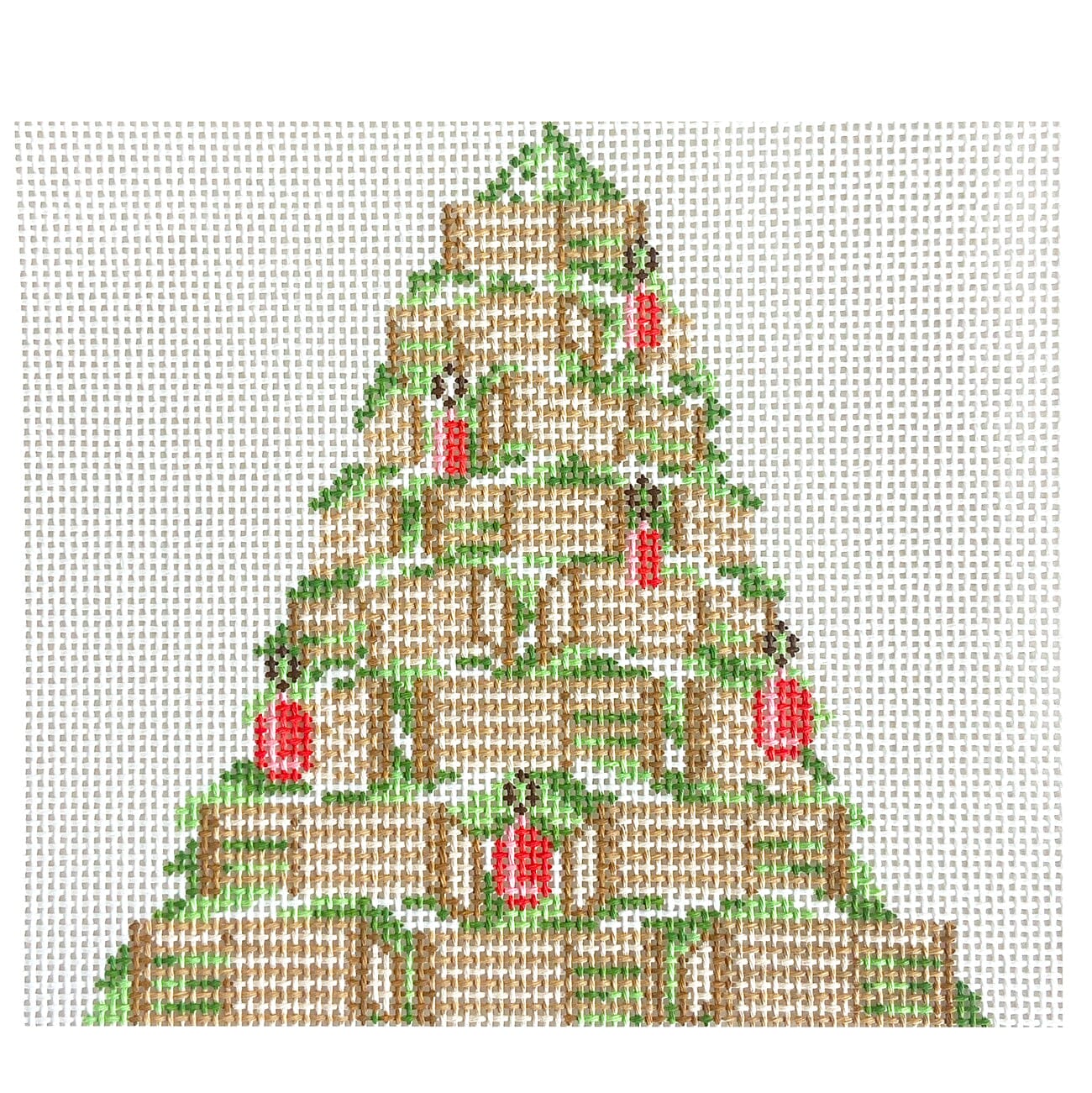 Lobster Trap Christmas Tree Painted Canvas Morgan Julia Designs