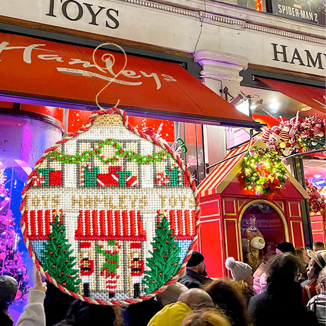 London Store Fronts - Hamleys Kit Kits Needlepoint To Go