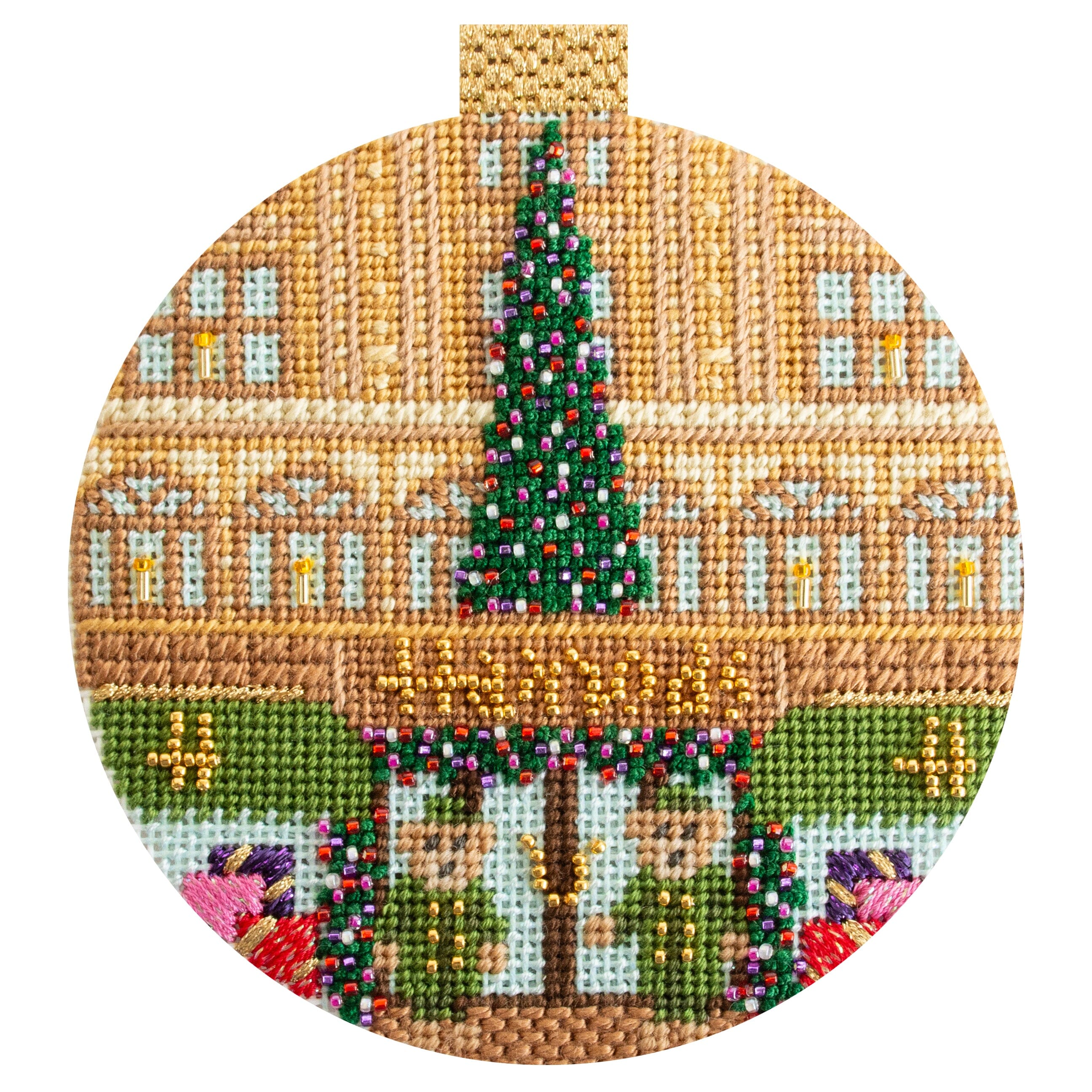 London Store Fronts  Harrods Printed Canvas Needlepoint To Go