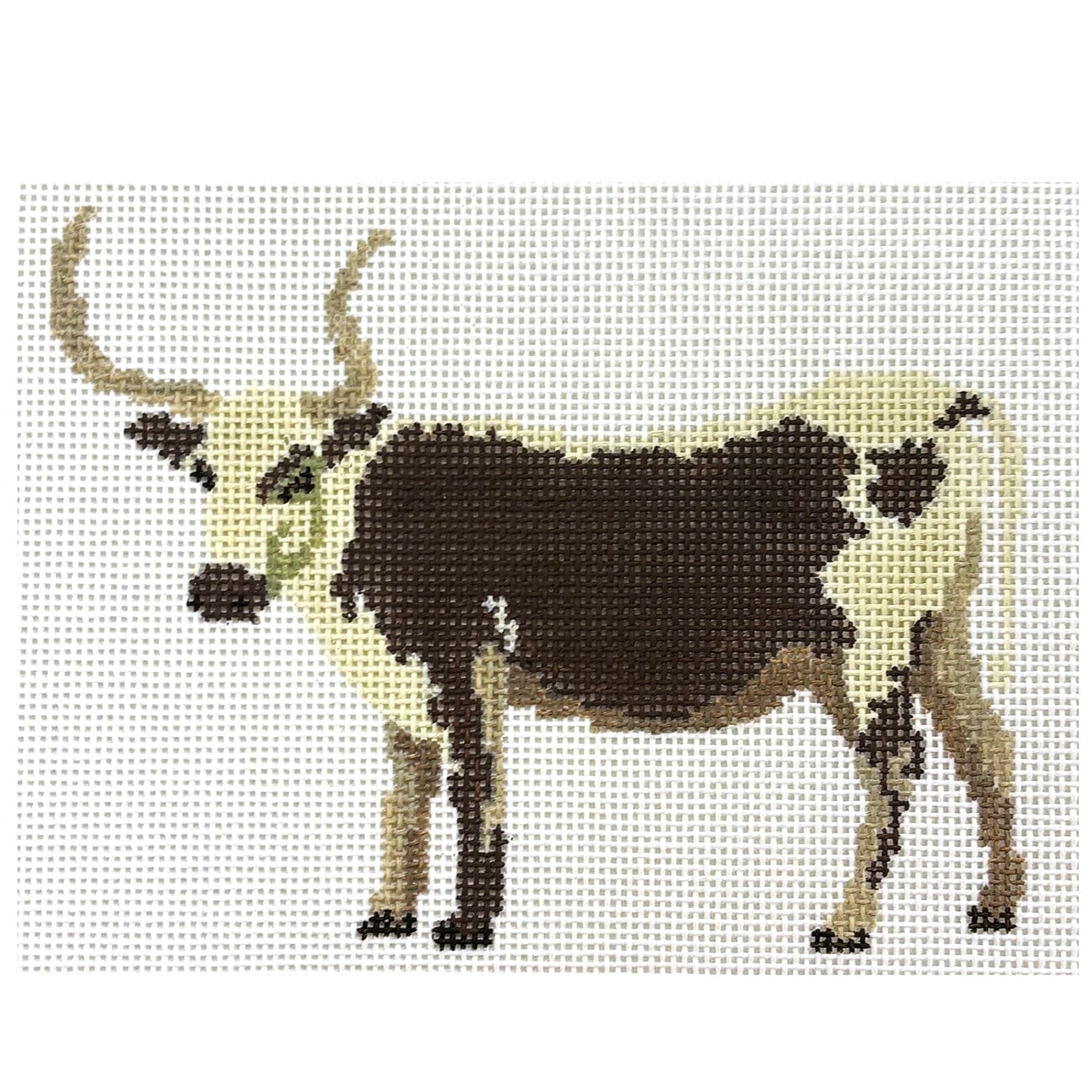 Longhorn Painted Canvas Bell House Designs - 1