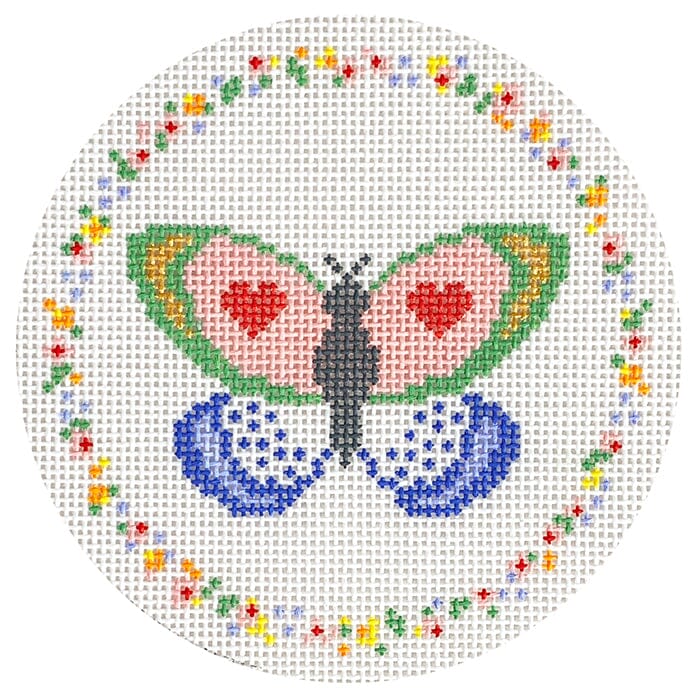 Love Bug Butterfly Painted Canvas Coco Frank Studio - 1