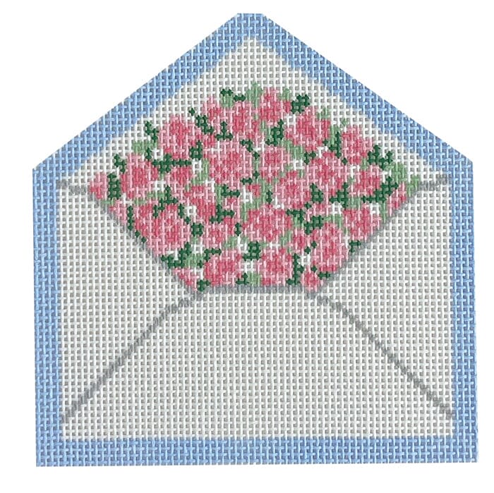 Love Letter Blue Painted Canvas Coco Frank Studio - 1