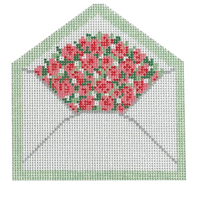 Love Letter Green Painted Canvas Coco Frank Studio - 1