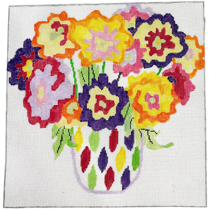 Luscious Bouquet #2 Painted Canvas Jean Smith - 1