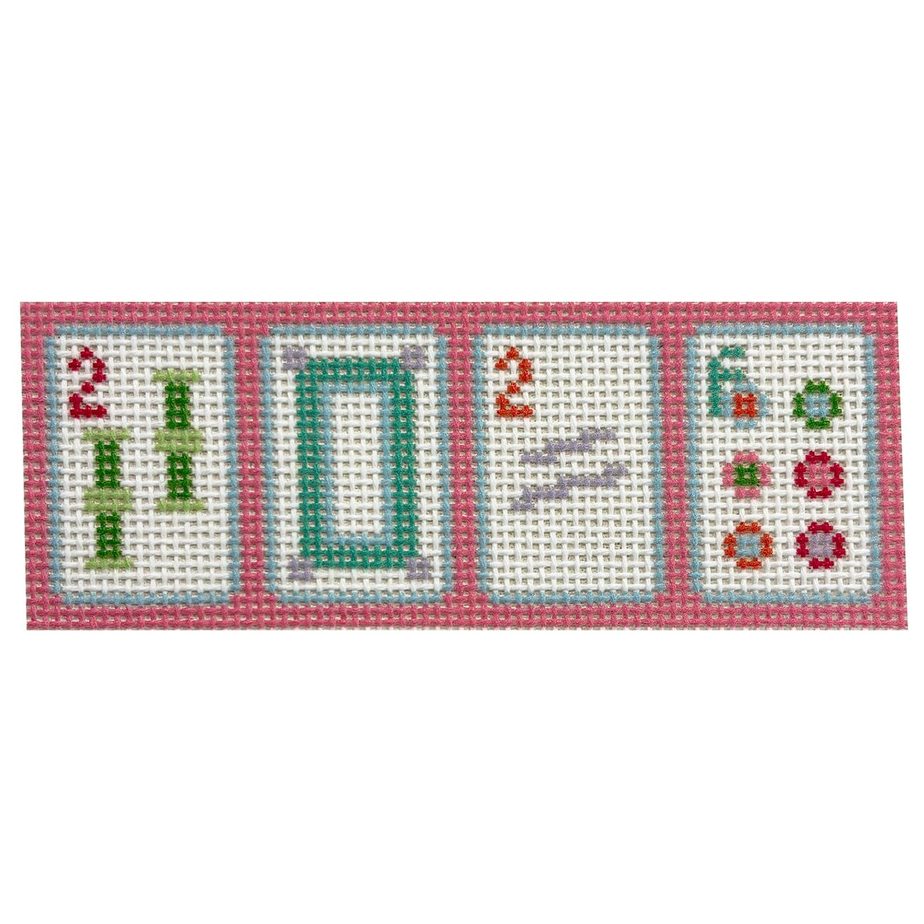 Mahjong Mini Printed Canvas Ivy Thread Needlepoint - 1