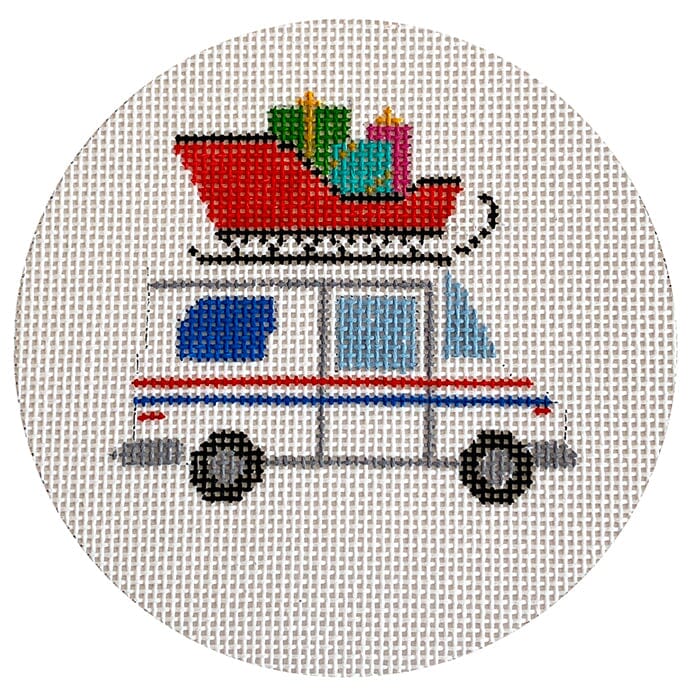 Mail Delivery Painted Canvas Vallerie Needlepoint Gallery