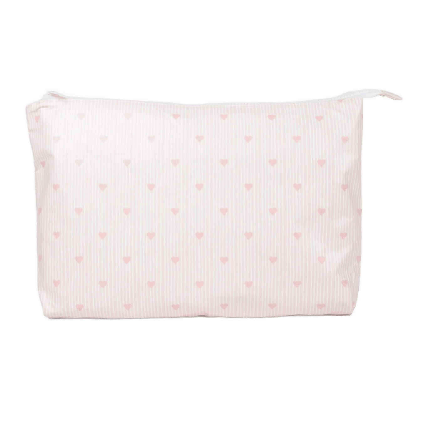Medium Stash Bag 13x9 Pink Hearts Accessories Wipstitch Needleworks - 1