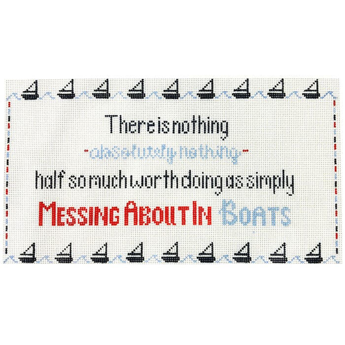 Messing About in Boats Painted Canvas KCN Designers - 1
