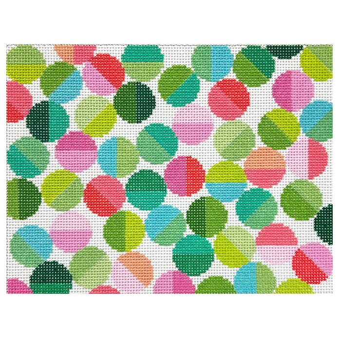 Mimi Clutch ECS Painted Canvas Elizabeth Crane Swartz Designs - 1