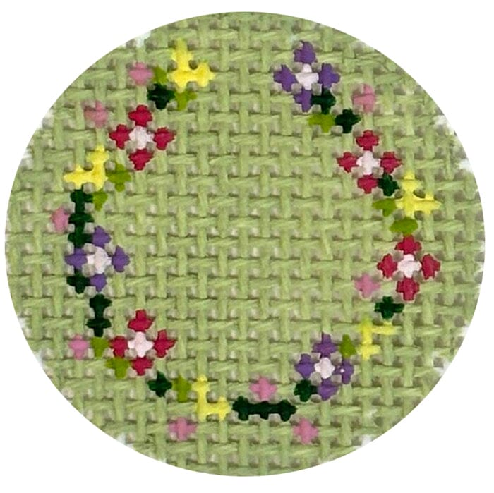 MIni Clip Insert Wreathe Painted Canvas Rachel Barri Designs - 1