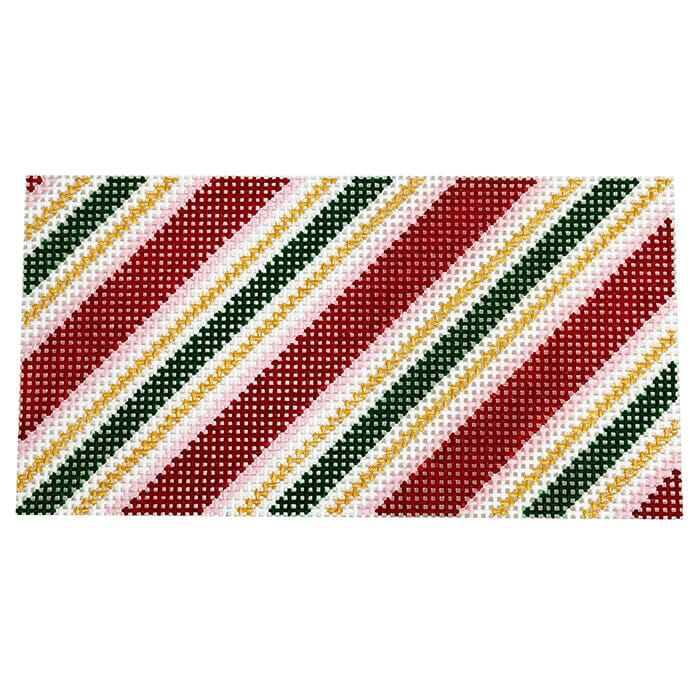 Mini Holiday Wrap Insert Painted Canvas Initial K Studio - 1