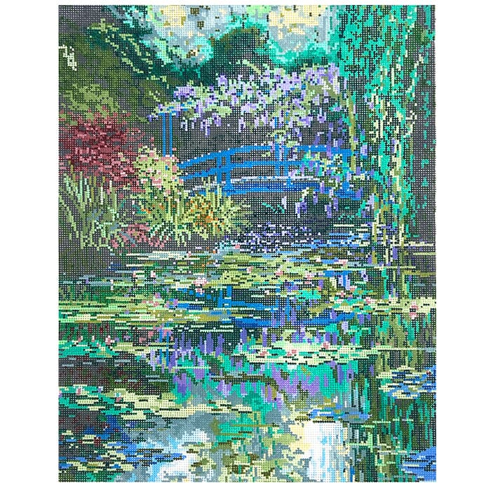 Monet's Bridge Painted Canvas The Meredith Collection - 1