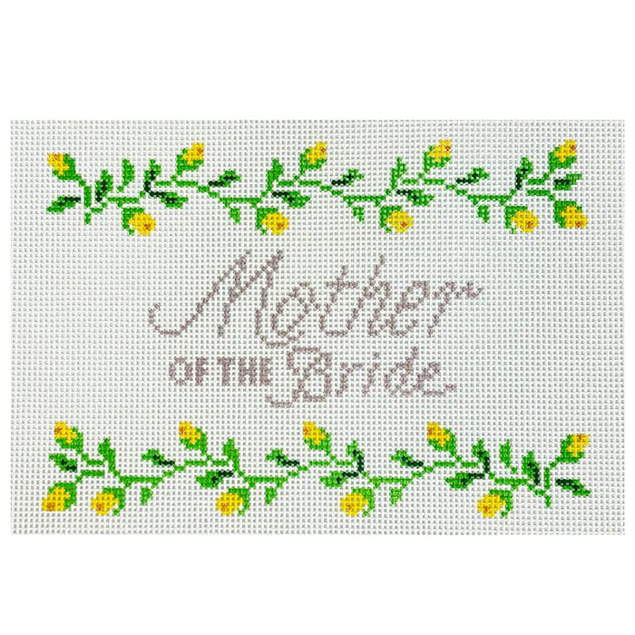 Mother of the Bride Sign Wedding Collection Painted Canvas Le Point Studio - 1