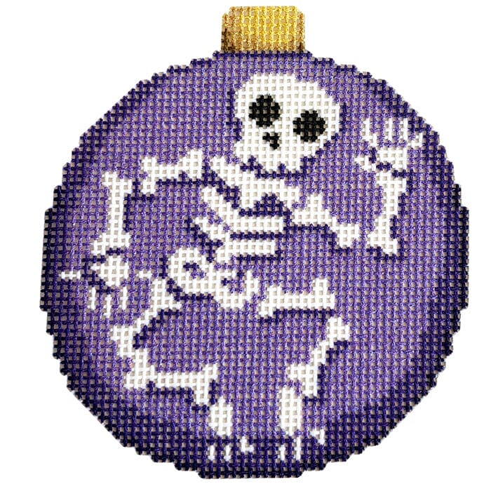 Mr. Bojangles Ball Ornament Printed Canvas Two Sisters Needlepoint