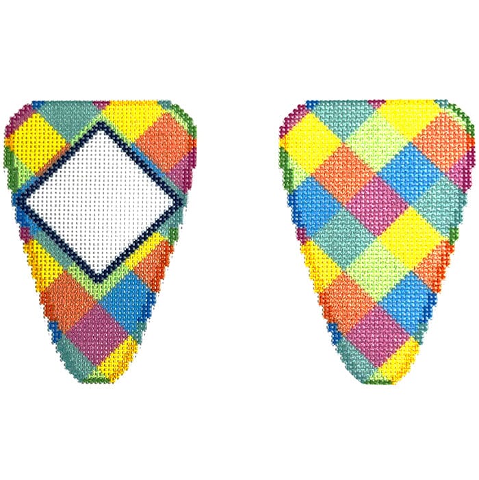 Multi Harl./Mono Sci. Case Printed Canvas Two Sisters Needlepoint