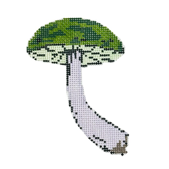Mushroom Series Forest Painted Canvas The Plum Stitchery - 1