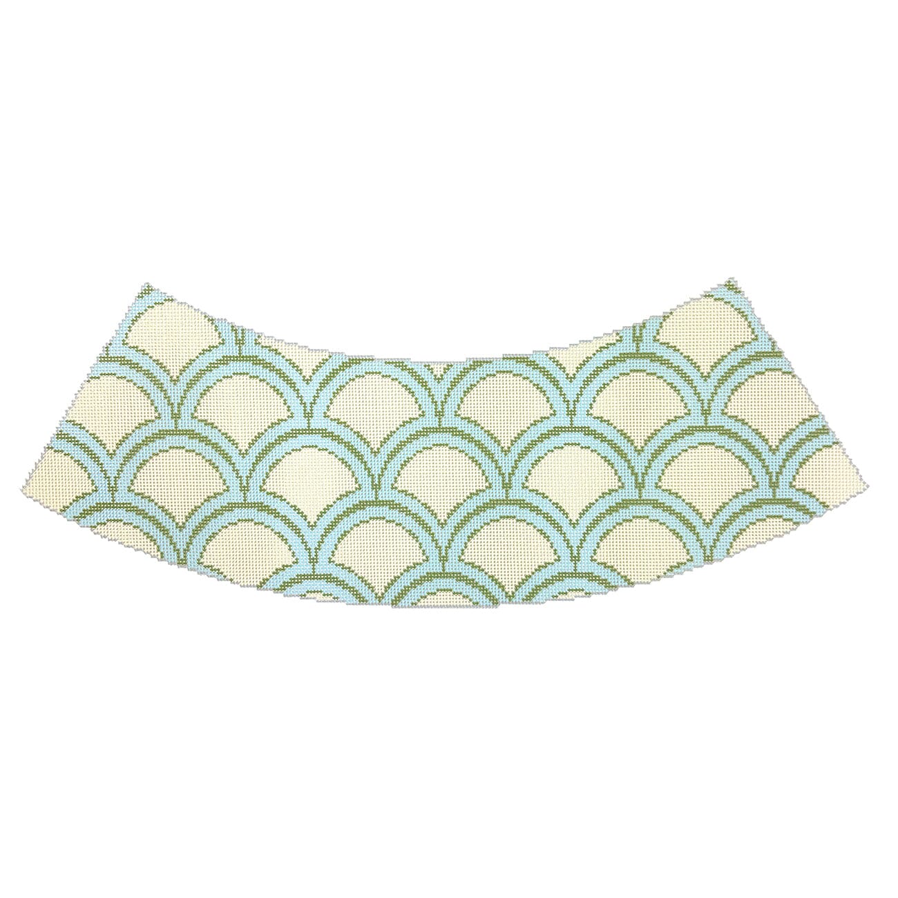 Muted Mermaid Lampshade Painted Canvas Penny & Penny and Company - 1