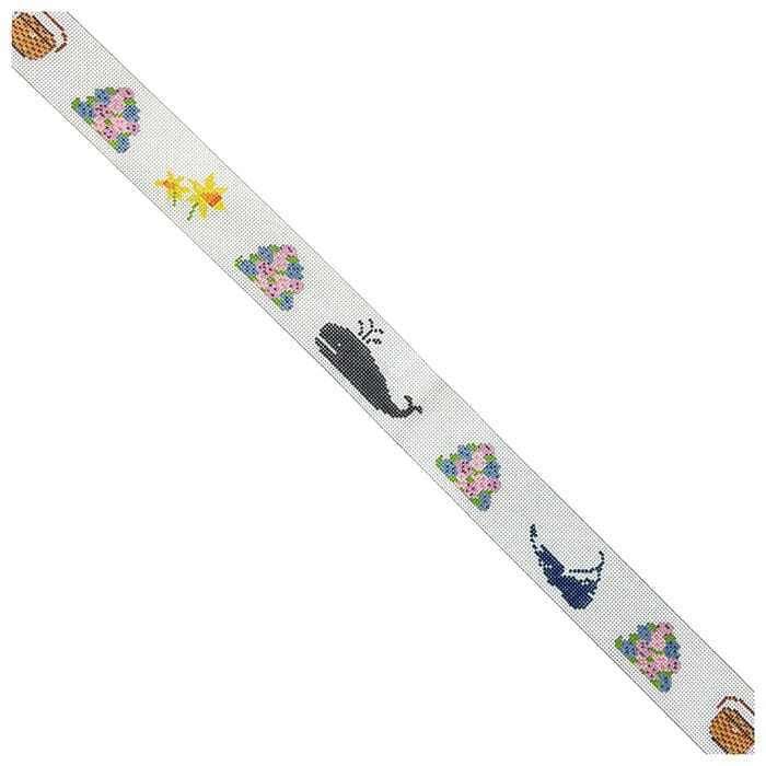 Nantucket Themes Belt Painted Canvas Kristine Kingston - 1