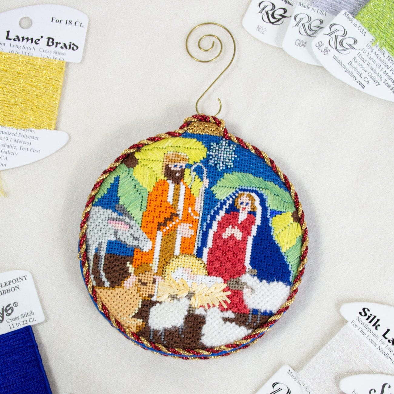 Nativity Ornament Kit & Online Class Kits Kirk & Bradley - 1