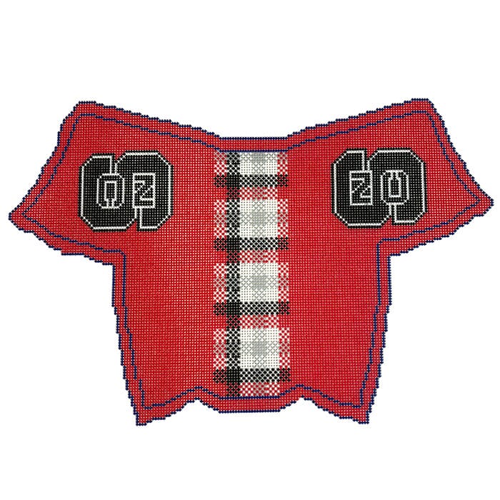 NC State Collegiate Putter Cover Painted Canvas Hedgehog Needlepoint - 1