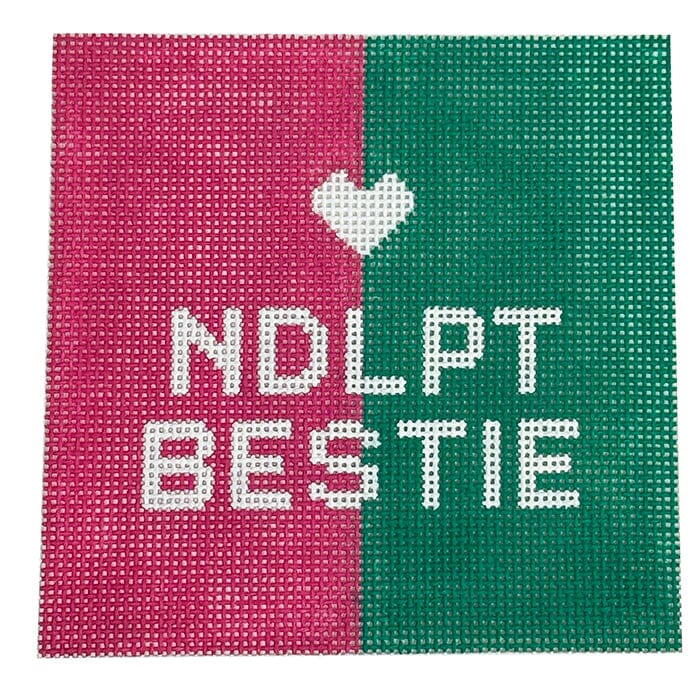 NDLPT Bestie Painted Canvas Initial K Studio 