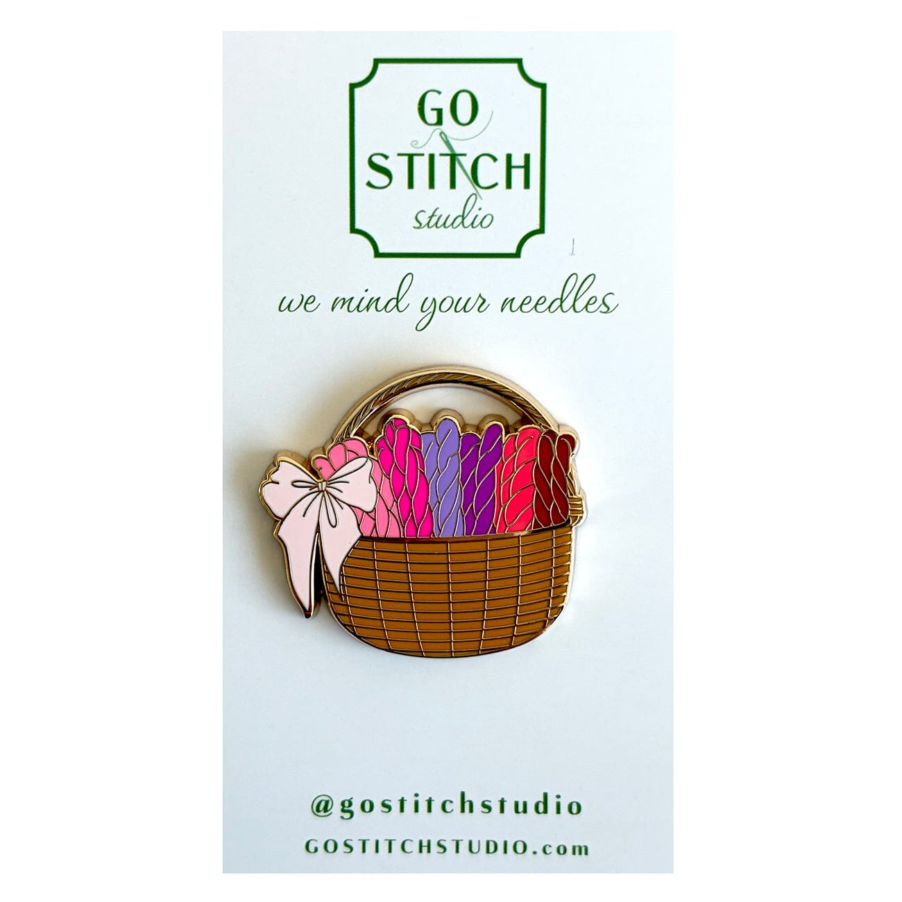Needlepoint Basket Needle Minder Accessories Go Stitch Studio - 1