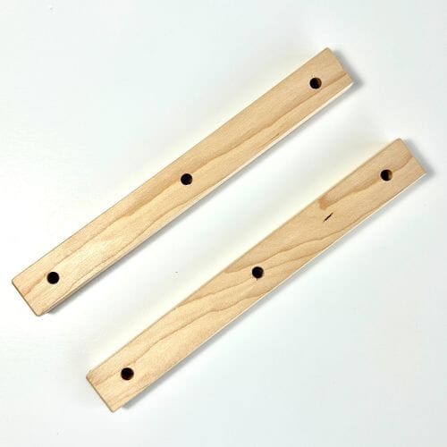 Needlework System 4   Wood Scroll Side Bar Set Accessories Needlework System 4 7"