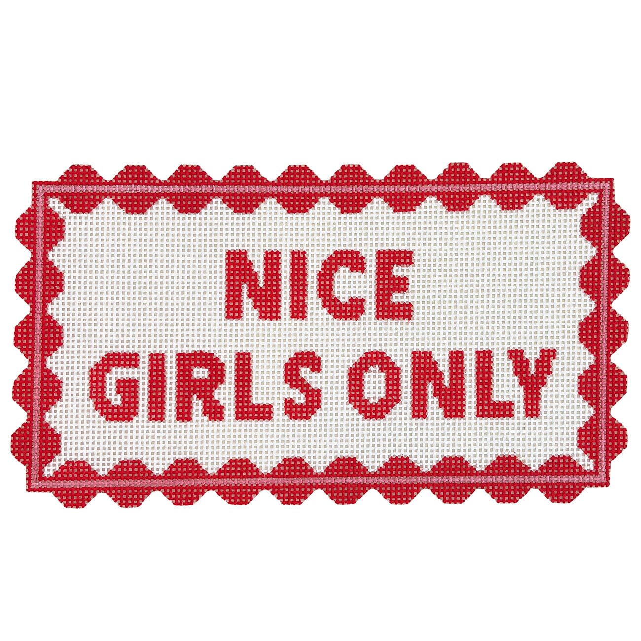 Nice Girls Only Painted Canvas Spruce Street Studio
