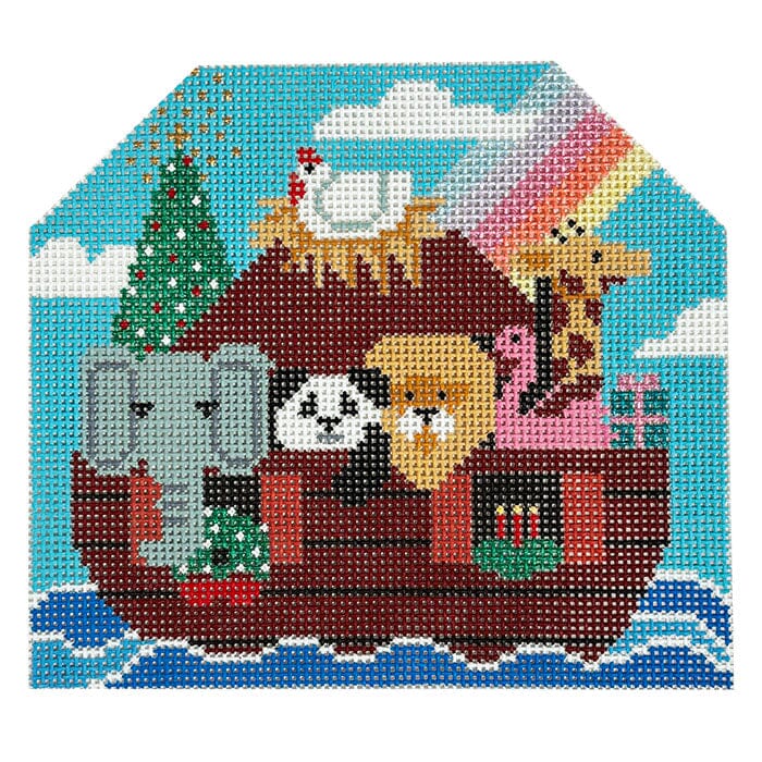 Noah's Christmas Painted Canvas Shelly Tribbey - 1