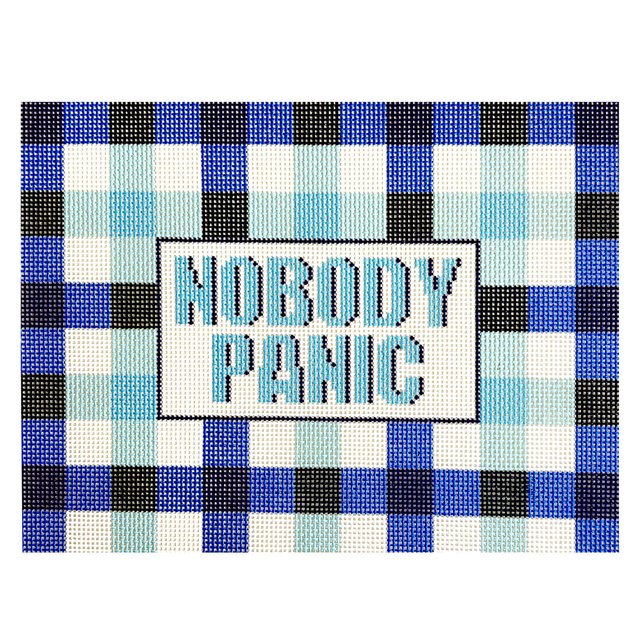 Nobody Panic Painted Canvas KCN Designers - 1