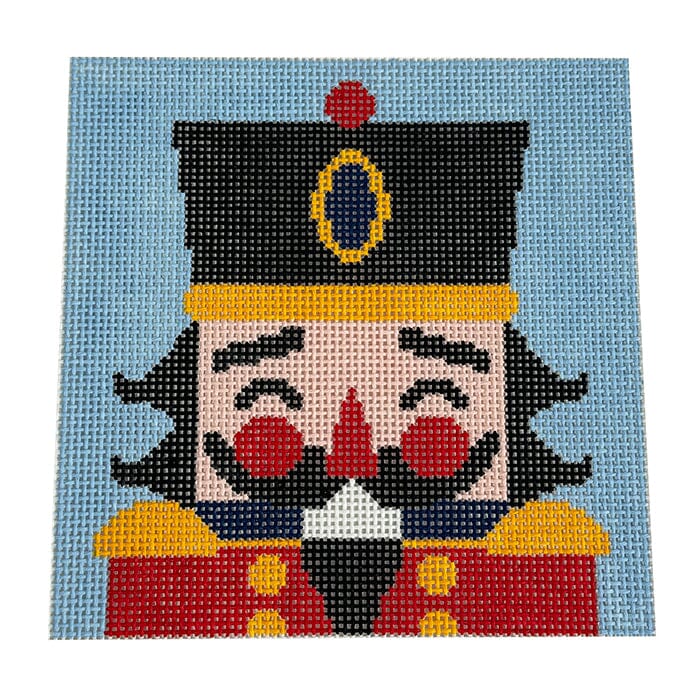 Nutcracker Barnaby Square Painted Canvas Love MHB Studio