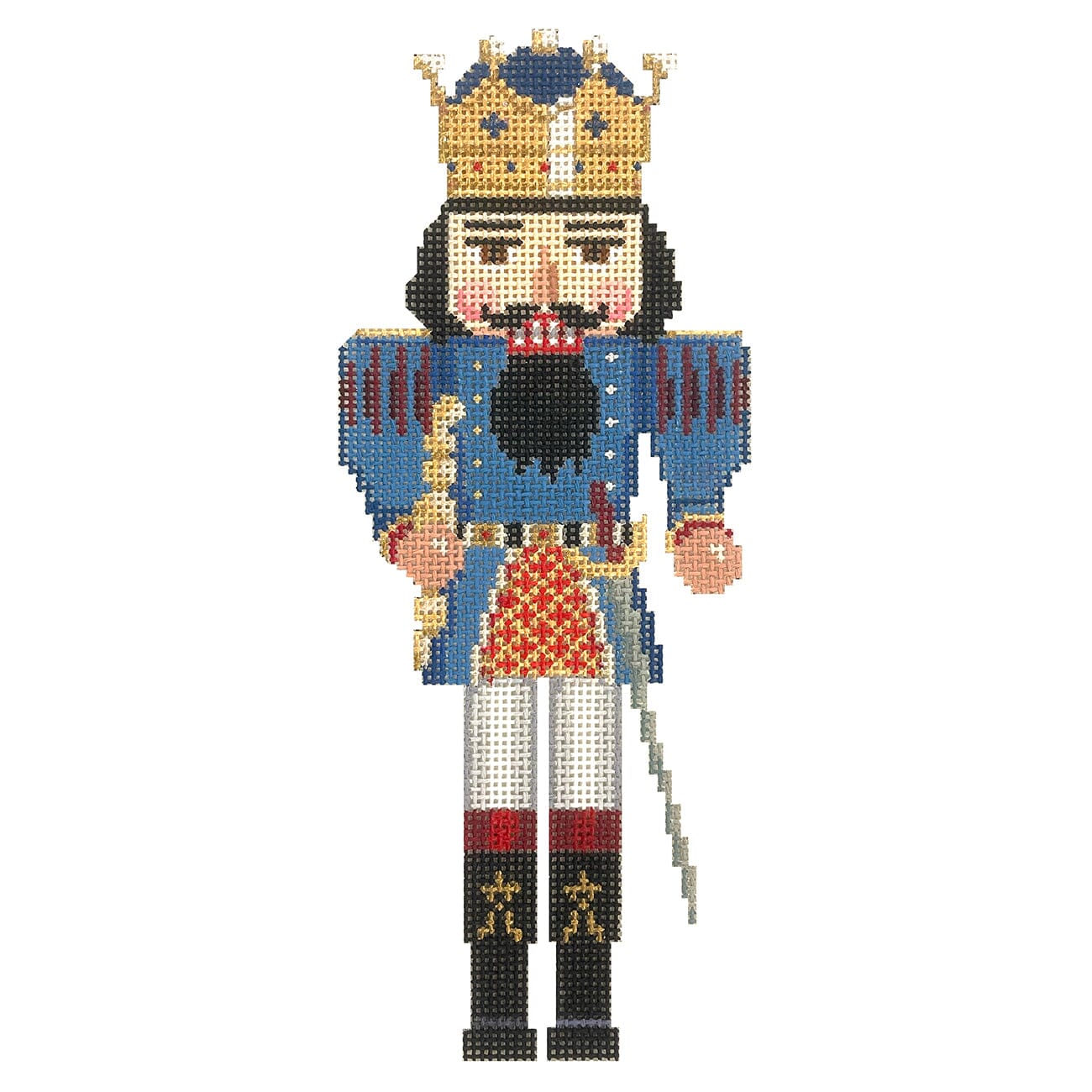 Nutcracker, Blue King Painted Canvas Susan Roberts Needlepoint Designs Inc. - 1