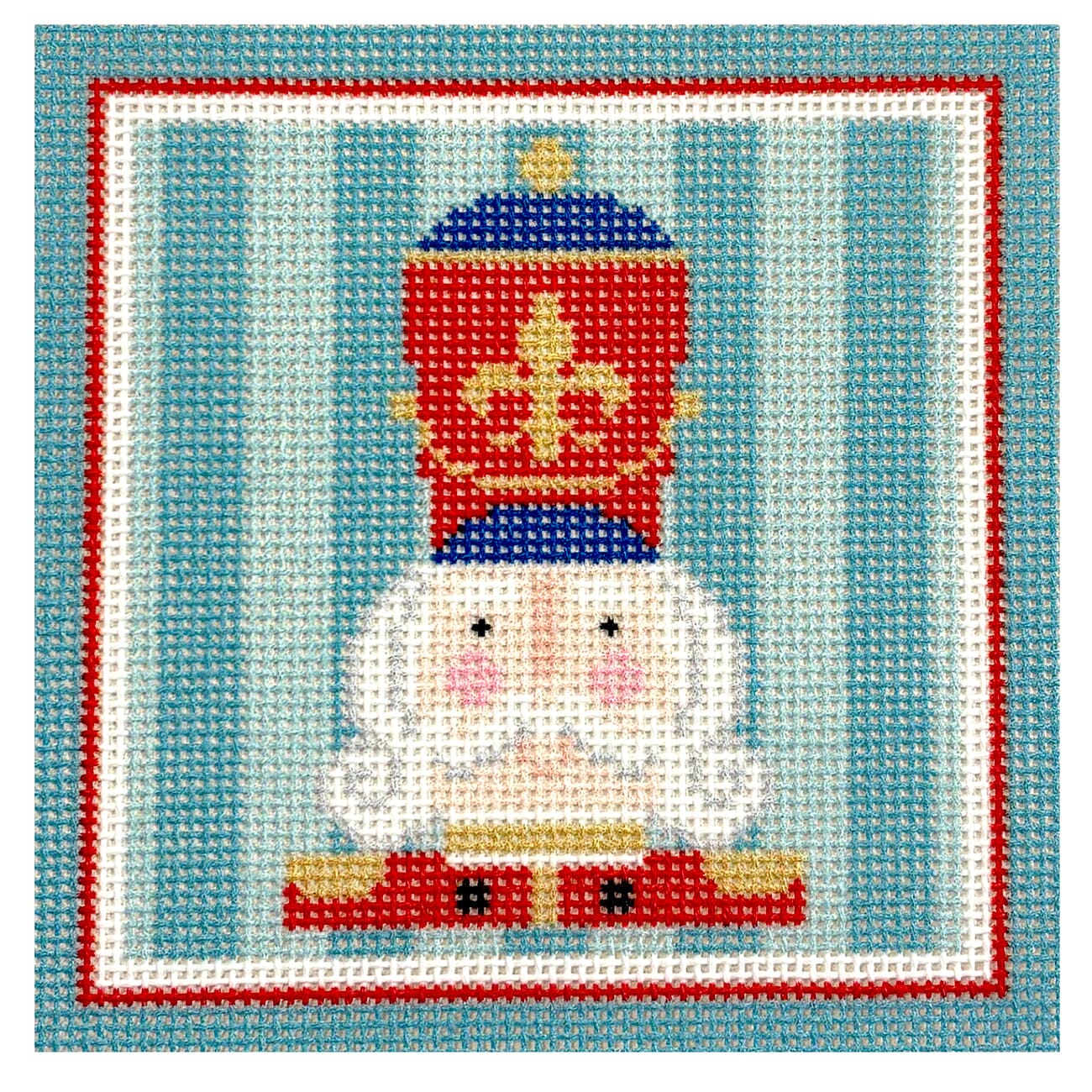 Nutcracker Coaster Franz Printed Canvas Needlepoint To Go - 1