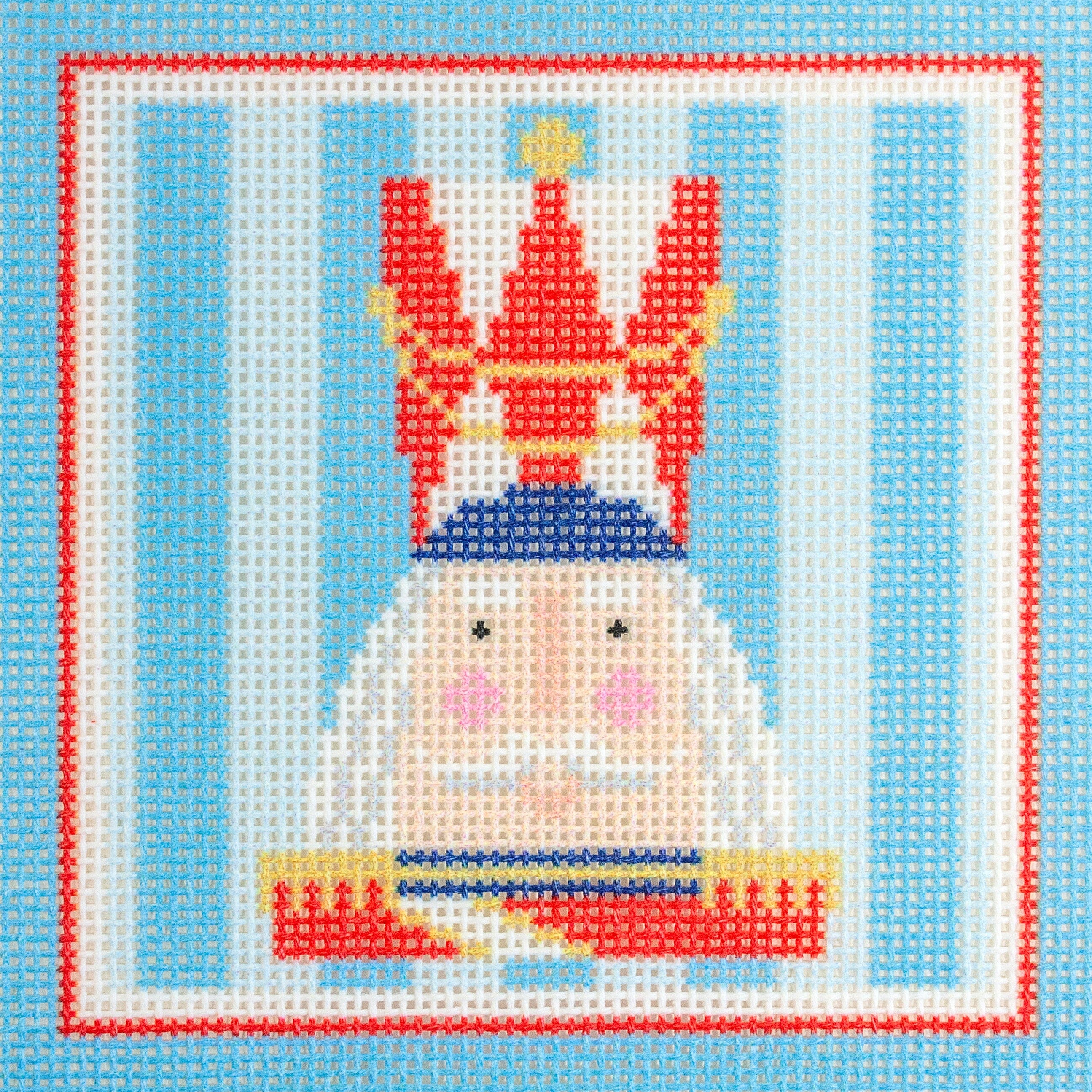Nutcracker Coaster Johann Printed Canvas Needlepoint To Go